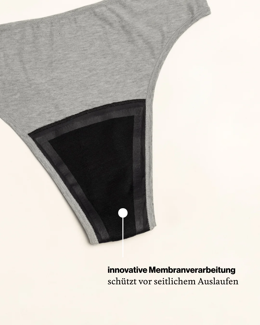 String Comfy Cotton grey melange - Image 6